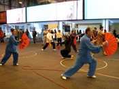 Wuming en Fitur 2009. Abanico de taichi